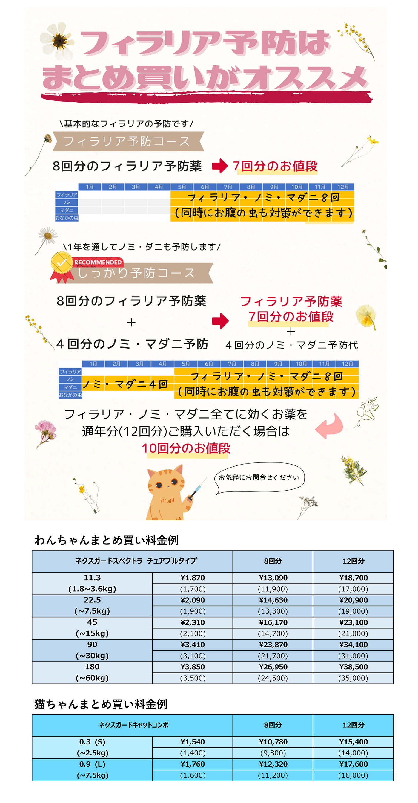 フィラリア早期予防キャンペーン